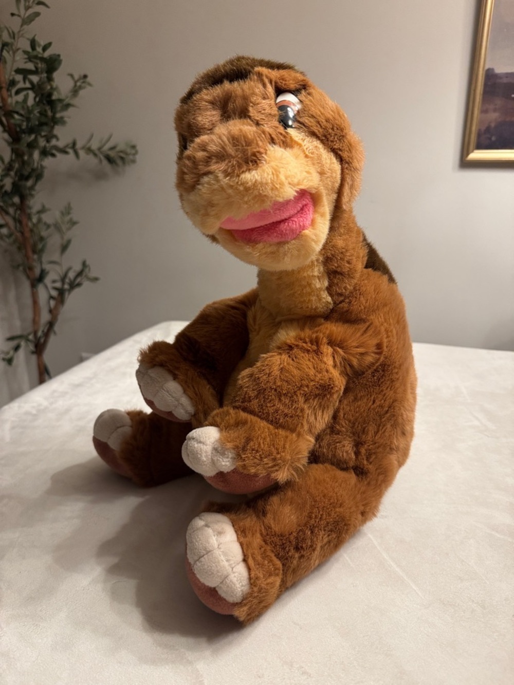 Vintage! 1988 Gund The Land Before Time LittleFoot Plush- Large
